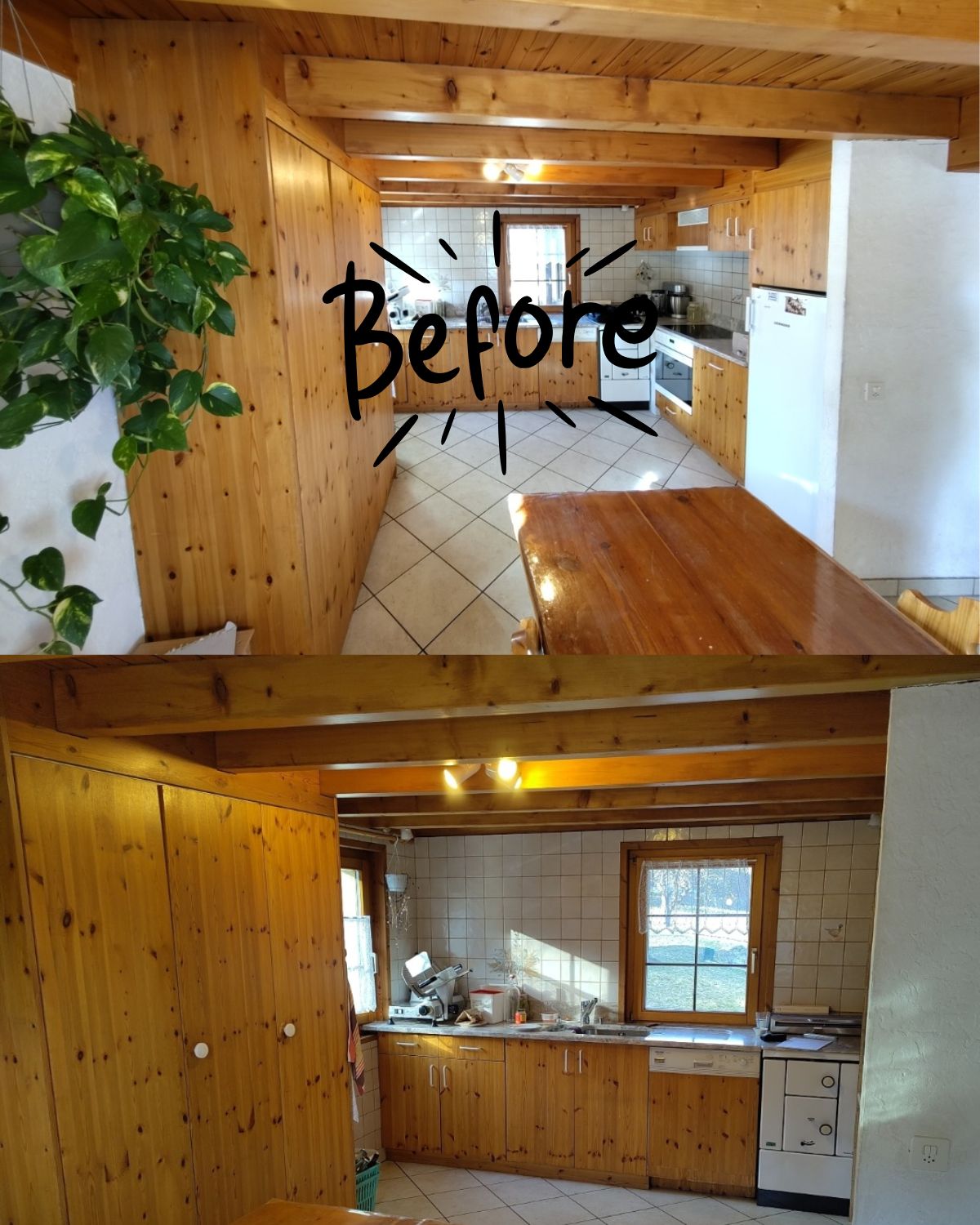 Un espace complètement repensé : plus lumineux, moderne et fonctionnel. L’avant/après parle de lui-même. La magnifique crédence, fournie par Credencecuisine.ch, apporte une profondeur visuelle remarquable et signe l’esthétique de l’ensemble. Matériaux premium, conception sur mesure, intégration précise des équipements : un résultat abouti et cohérent 💎 🧩 Conception : Katrine R. 🔧 Pose : Joël P. 👏 Bravo à notre client·e pour ses choix inspirés — merci pour la confiance ! #FerdLiettiSA #photo2025 #accueil #news #cuisines