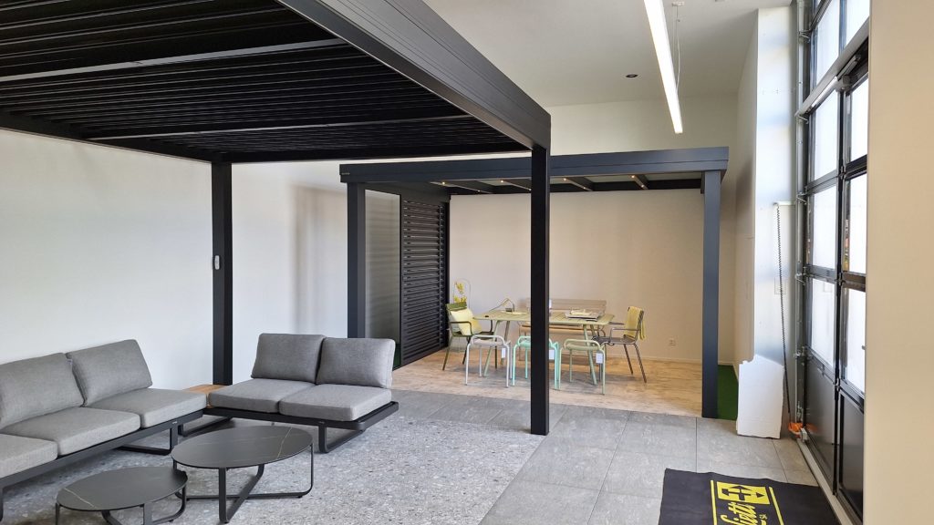 2024 Création d’un showroom dédié aux pergolas et vérandas