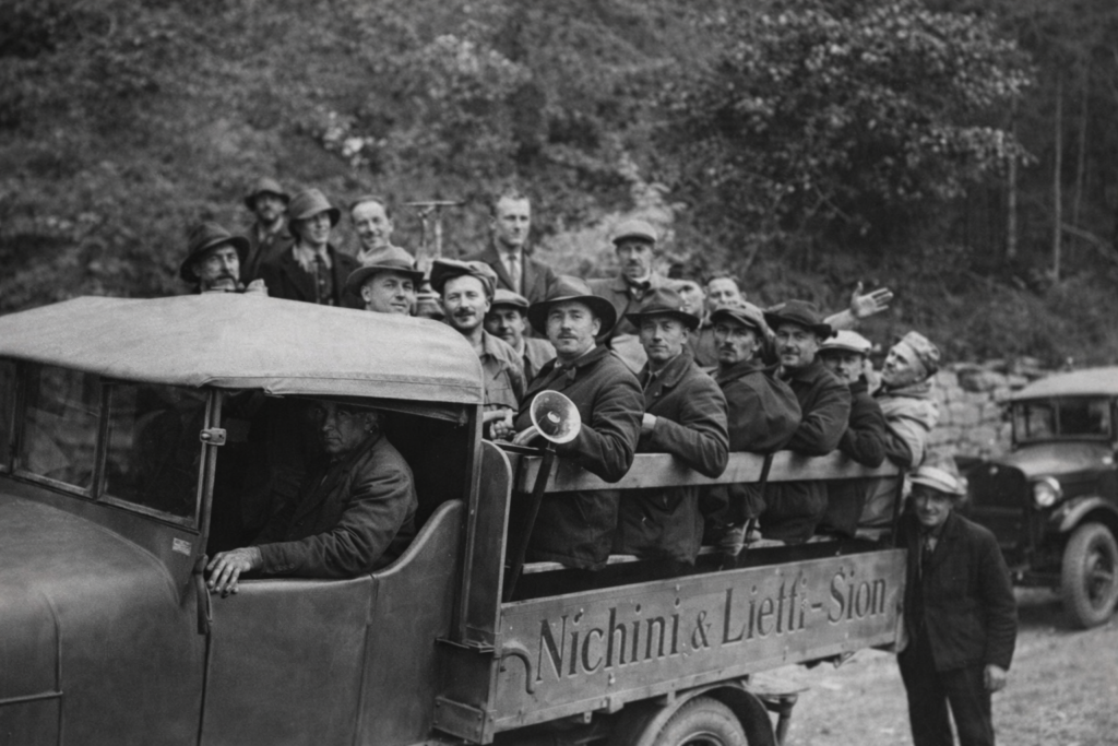 1927 Achat du premier Camion Fiat